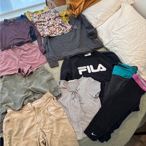 Fila Black and White Logo Sweatshirt